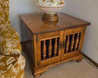 Spanish Revival style end table