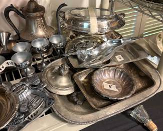 Kitchen - silver & silver plated items 