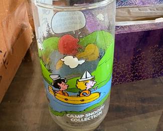 Vintage Camp Snoopy glass