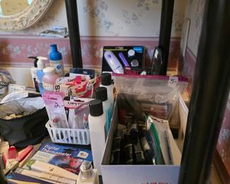 Master Bathroom - Thermometer, various other items 