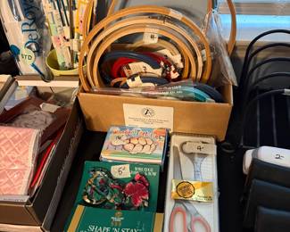 More sewing & miscellaneous in bedroom