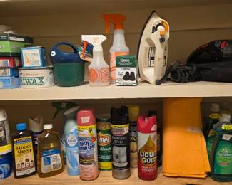 Laundry room - Iron, more cleaning supplies