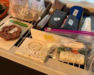Glasses in cases and other miscellaneous - bedroom