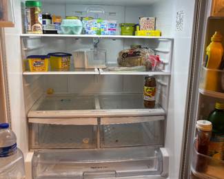 Inside of LG refrigerator