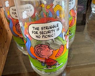 Vintage Snoopy glasses