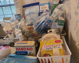 Master Bathroom - medical items