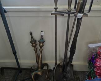 Sunroom - Fireplace tools