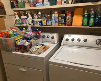Laundry room - lots of cleaning items