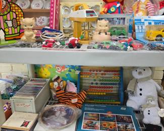 Sunroom - more vintage toys