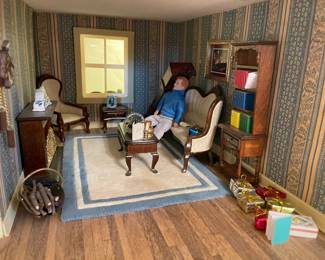 Doll House W/ Furniture & Miniatures