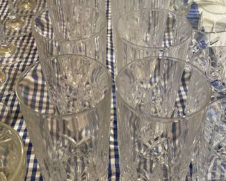 Tall Crystal Glasses