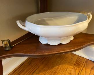 Handled Footed Serving Bowl