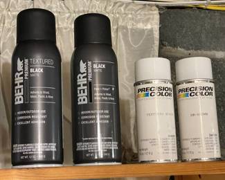 Assorted Spray Paint, Etc.