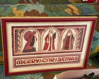 Framed Christmas Artwork