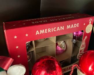 Vintage Christmas Ornament Box