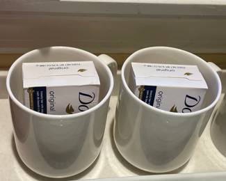 Coffee Mugs W/ Dove Soap