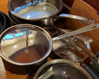 NICE Pots & Pans By Wolfgang Puck, All-Clad, Etc.