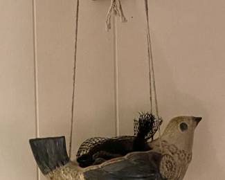 Hanging Bird Planter
