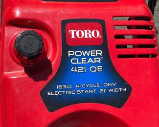 Toro Power Clear 421 QE Electric Start 21" Width Snowblower