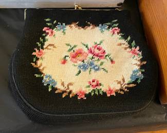 Vintage Needlepoint Handbag
