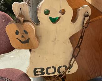 Light Up Halloween Yard Sign