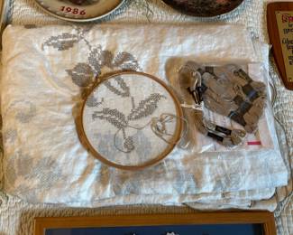 Needlepoint Linen (In Progress)