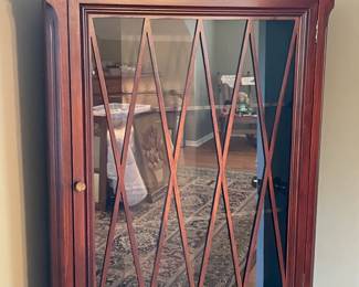 Antique Corner Curio Cabinet