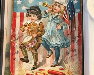 Antique Patriotic Post Card