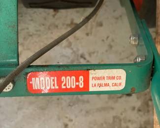 Power Trim Edger Model 200-8