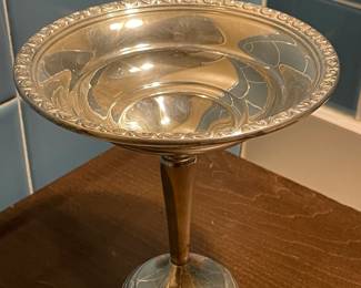 Sterling Silver Weighted Footed Compote Bowl