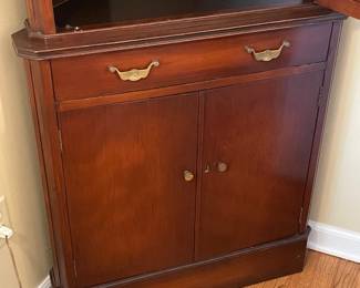 Antique Corner Curio Cabinet