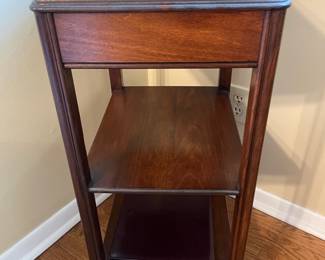 Wooden Nightstand W/ 1 Drawer