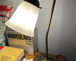 Lotus Brass Table Lamp
