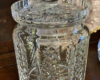 Waterford Crystal Biscuit Jar