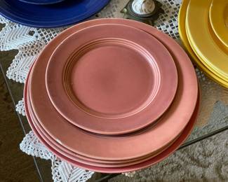 Vintage Fiesta Plates, Etc.