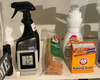 Assorted Cleaning Products & Household Chemicals (Many New Or Near Full)