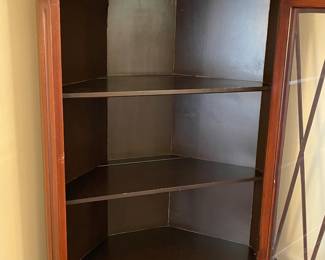 Antique Corner Curio Cabinet