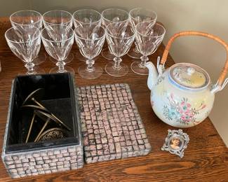 Clear Footed Glassware