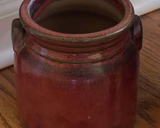 Decorative Pottery Style Crock