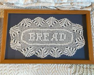 Handmade Bread Framed Lace