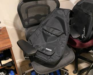 Black Rolling Office Chair