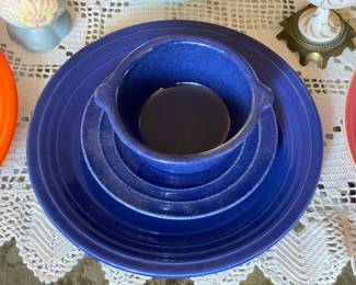 Vintage Fiesta Plates, Etc.