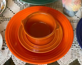 Vintage Fiesta Plates, Etc.