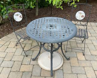 Table & 2 Chairs Bistro Set 