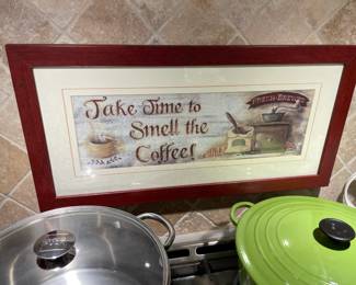 Framed Coffee Artwork