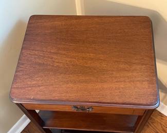 Wooden Nightstand W/ 1 Drawer