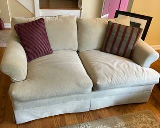 Upholstered 2 Seat Loveseat