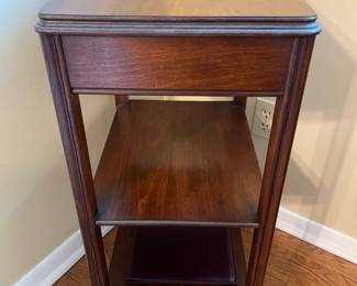 Wooden Nightstand W/ 1 Drawer