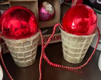 Handmade Ice Cream Ornaments From Nabisco Cones