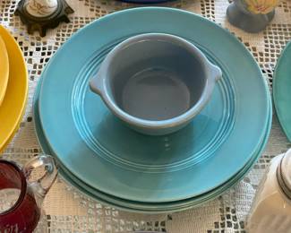 Vintage Fiesta Plates, Etc.